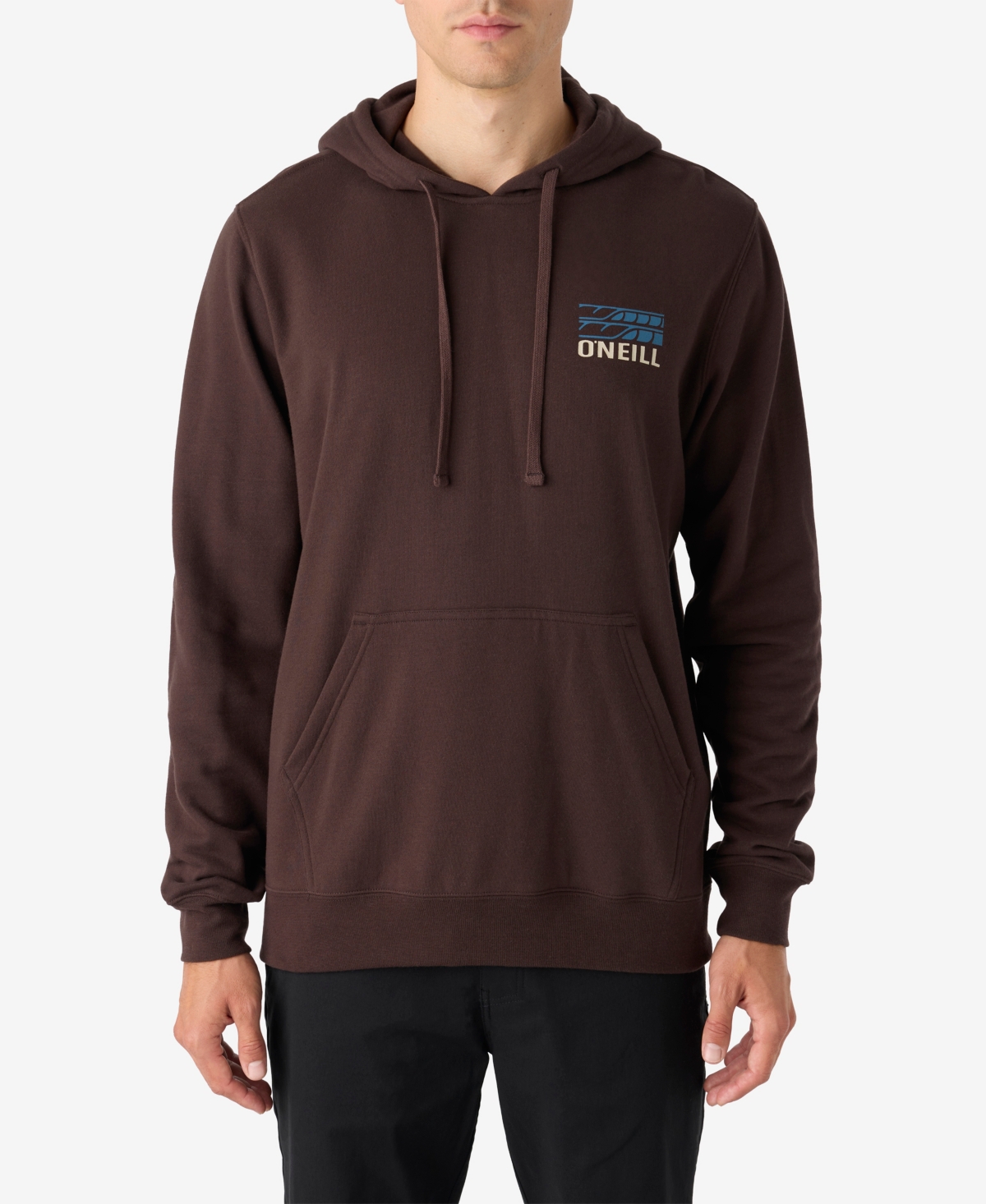 O'Neill Men's Fifty Two Pullover Fleece Hoodie - Seal Brown 2