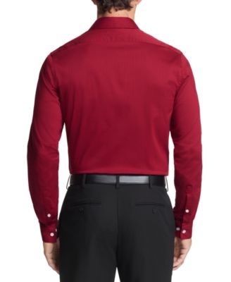 Men's Slim Fit Tonal Stripe Dress Shirt