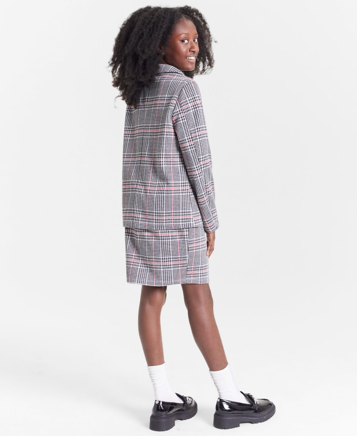 EPIC THREADS LITTLE & BIG GIRLS PLAID BLAZER, CREATED FOR MACY'S 