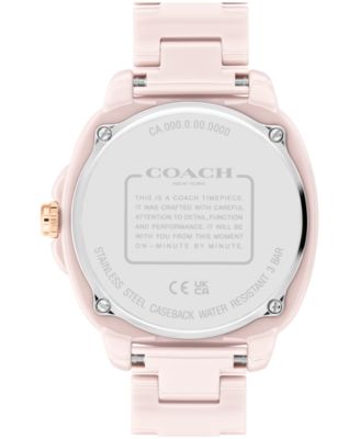 Women's Kitt Blush Ceramic Bracelet Watch 38mm