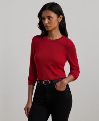 Lauren Ralph Lauren - Women's Slim-Fit Crewneck Sweater