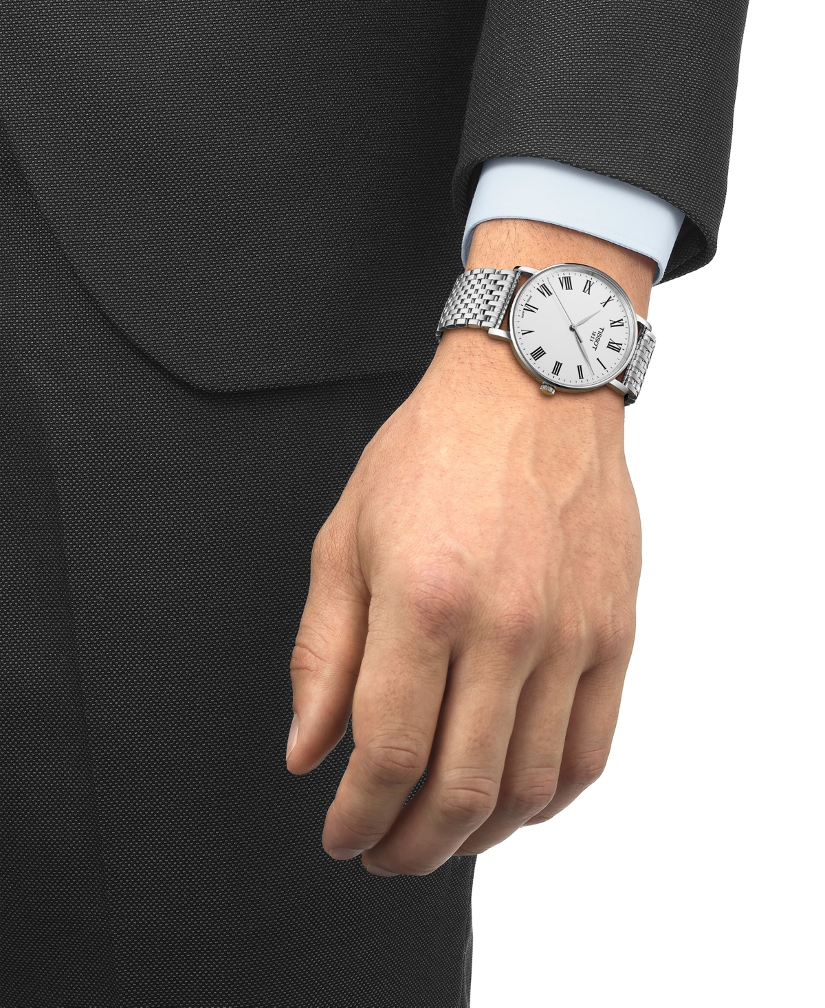 Tissot Men's Swiss Everytime Stainless Steel Bracelet Watch 40mm In No Color