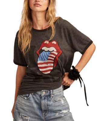 Lucky Brand - Women's I Love Rolling Stones Boyfriend T-Shirt