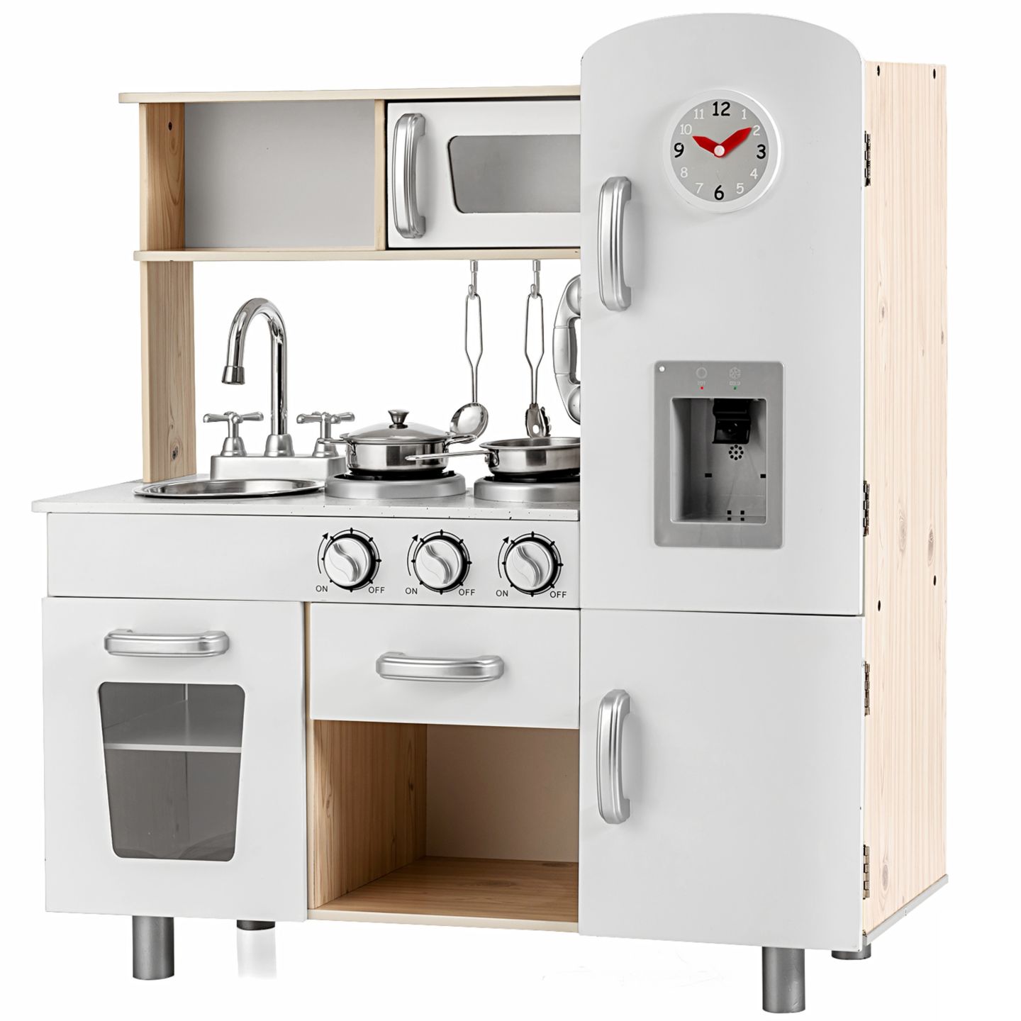 Детская игрушка INOLAIT Sugift Vintage Water Dispenser Play Kitchen, Ages 3+ — фото 7