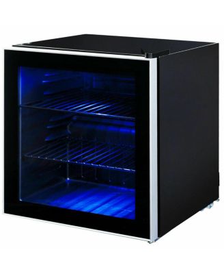 60 Can Beverage Mini  Refrigerator with Glass Door