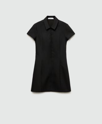 Women's Flowy Puffed-Sleeve Dress