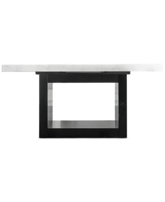 Furniture - Kellet Rectangular Marble Counter Height Dining Table