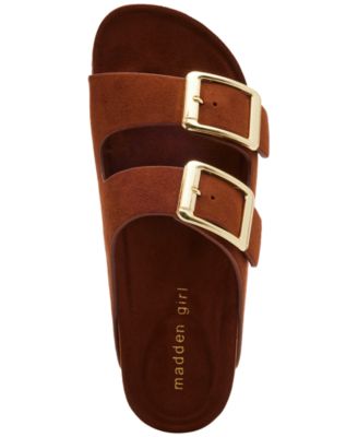 Bodie Buckle Footbed Slide Sandals