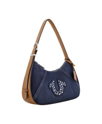 True Religon Strudded logo Denim Hobo