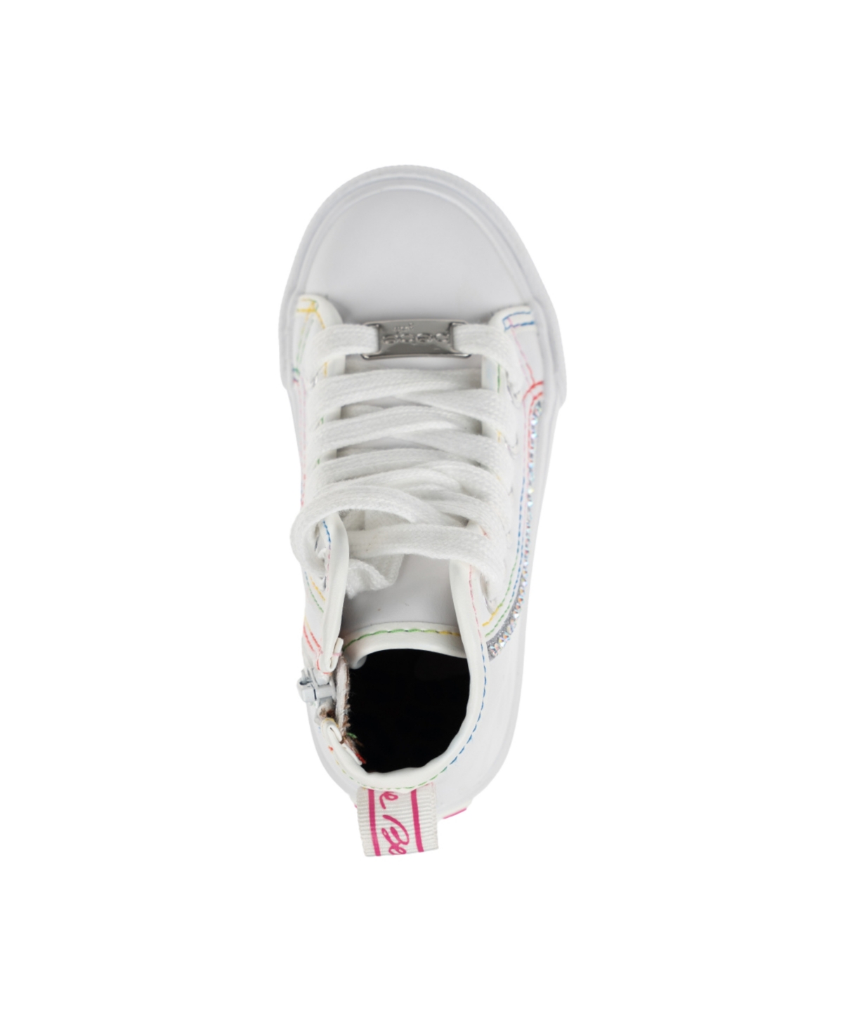 Bebe Toddler Girls High Top Rhinestones Sneaker