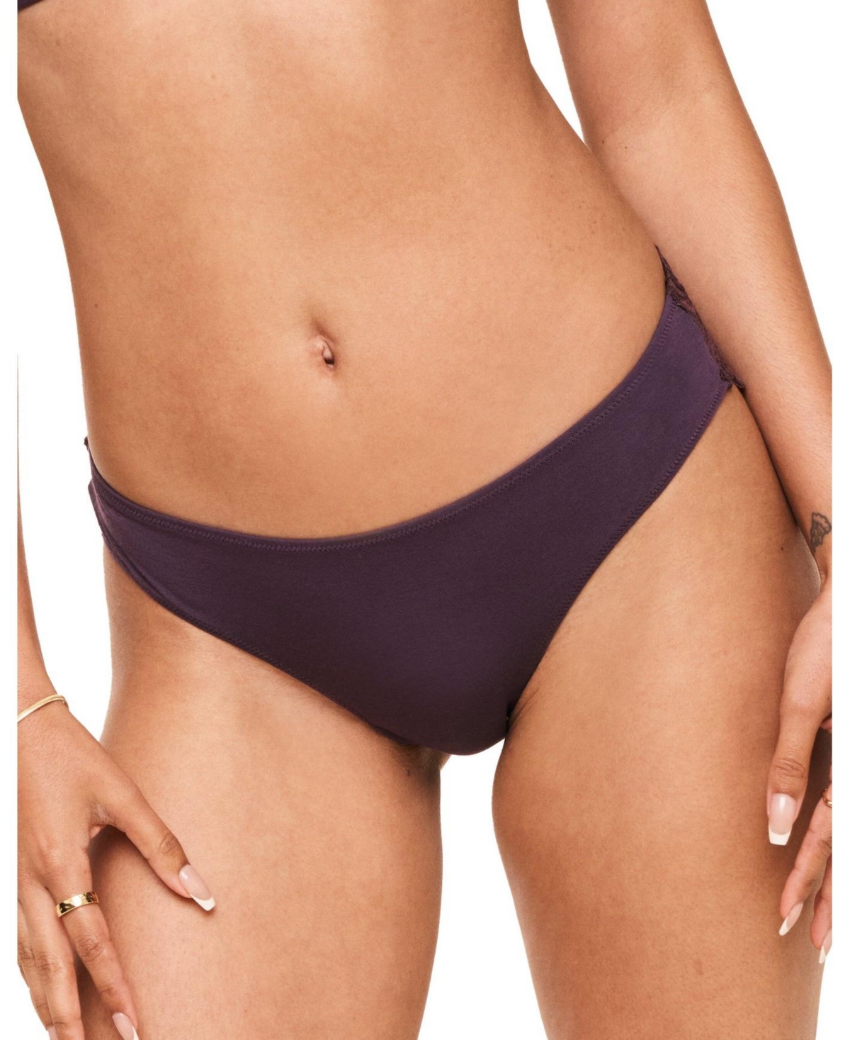 Women's Harlowe Bikini Panty - Dark purple