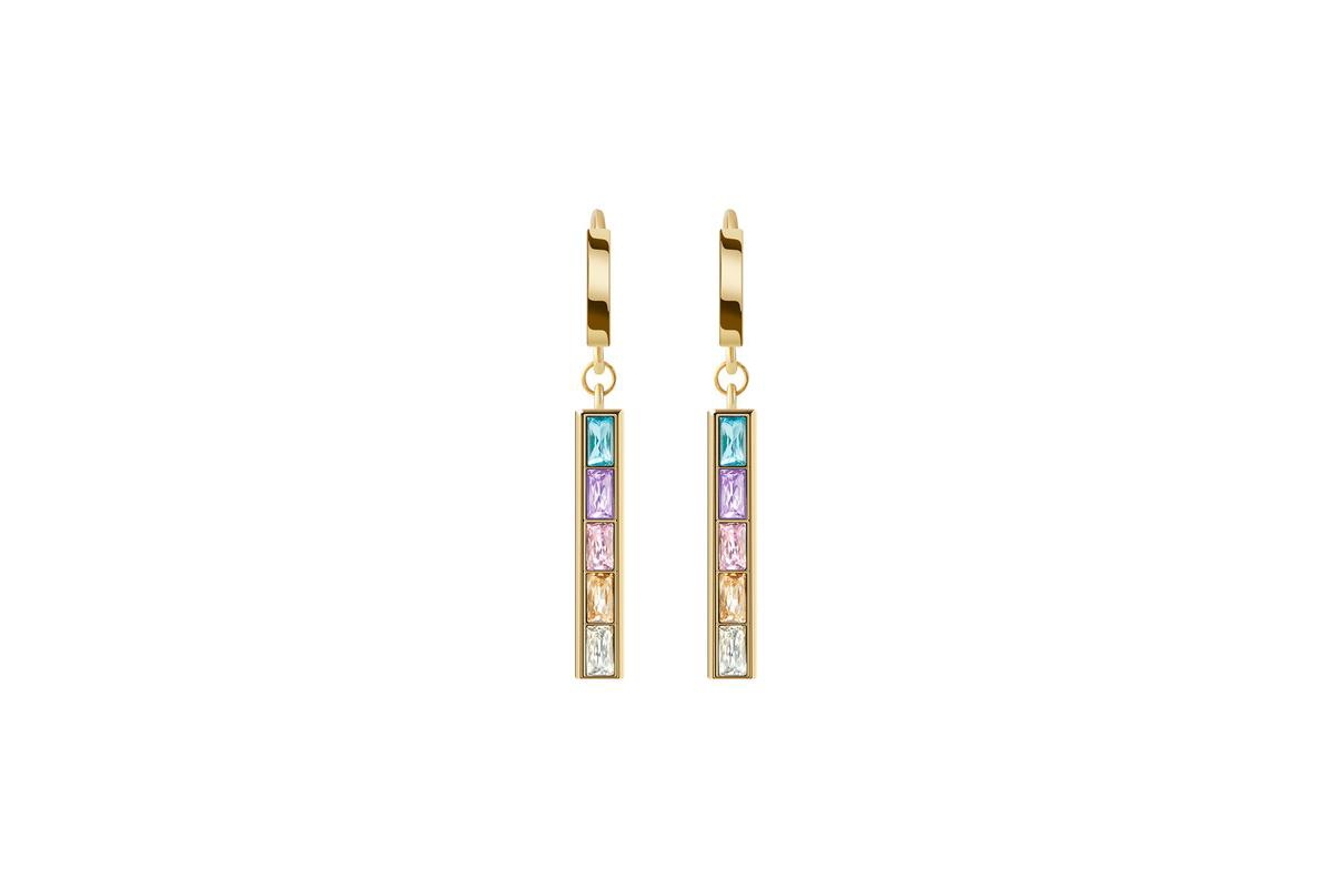 Victoria Hyde Earrings Coral - Gold
