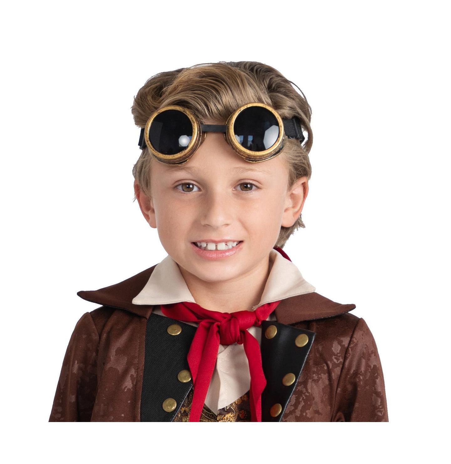 Dress Up America Kids Steampunk Goggles Costume Accessories Boys/Girls — фото 1