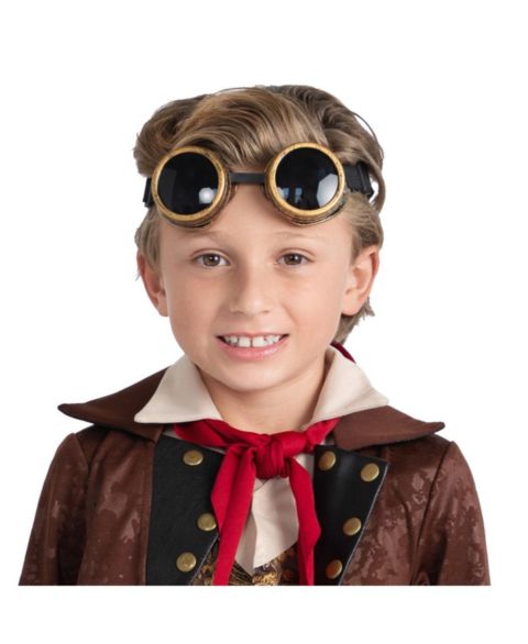 Dress Up America Kids Steampunk Goggles Costume Accessories Boys/Girls