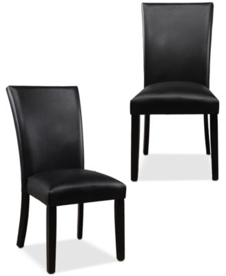Kellet 2 Pc. Faux Leather Dining Chair Set, Created for Macy's