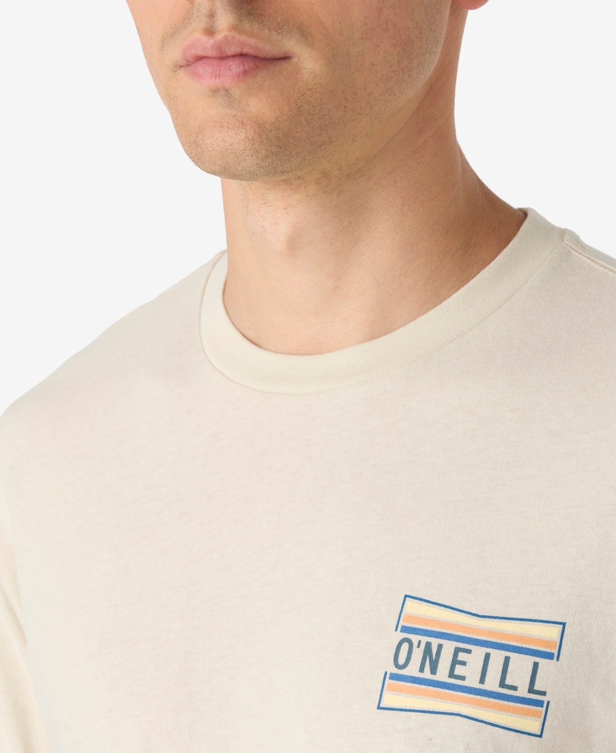 O'neill Men's Working Stiff Graphic Tees In Light Khaki