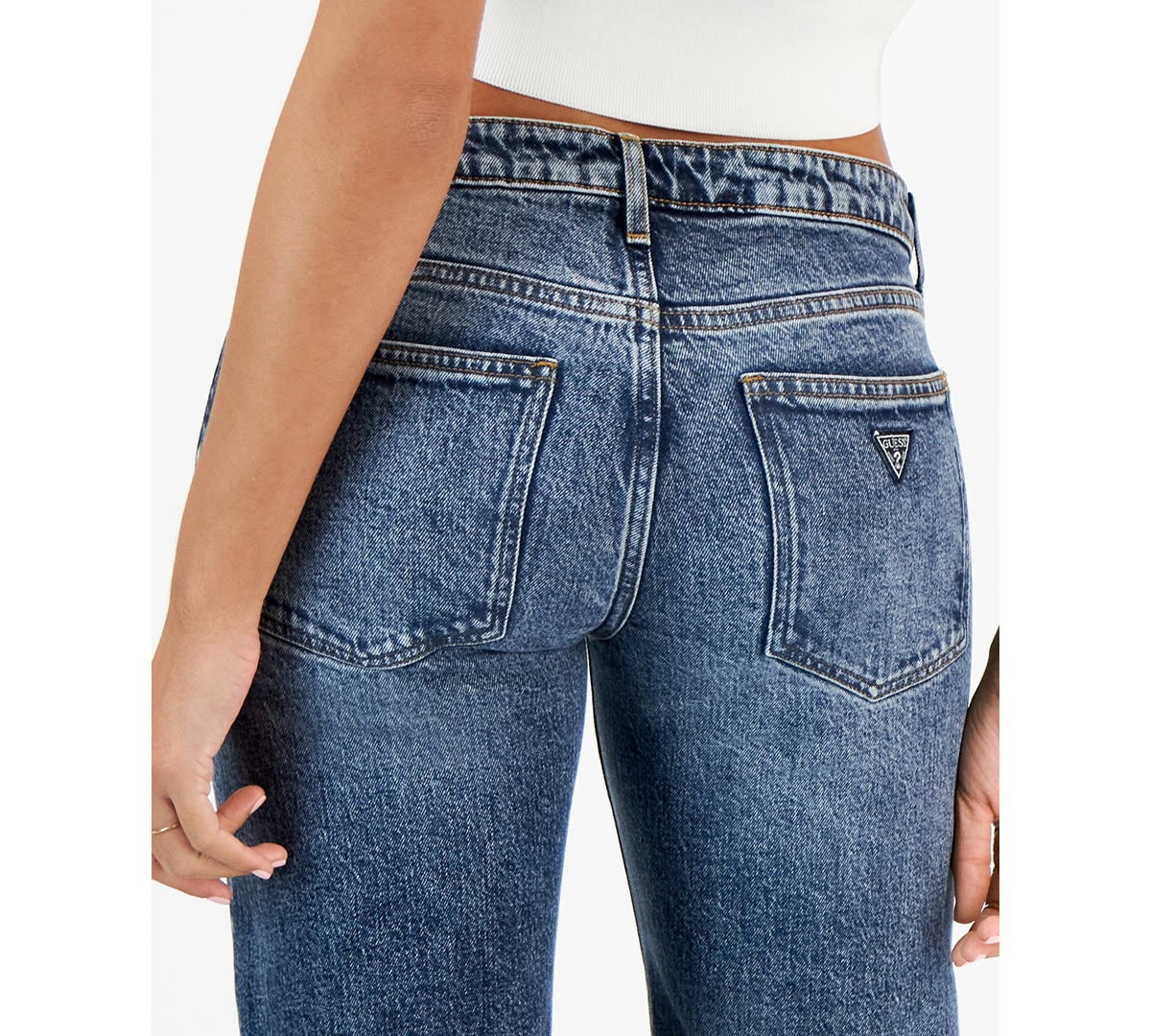 Guess Women's Low-Rise Slouchy Wide-Leg Jeans