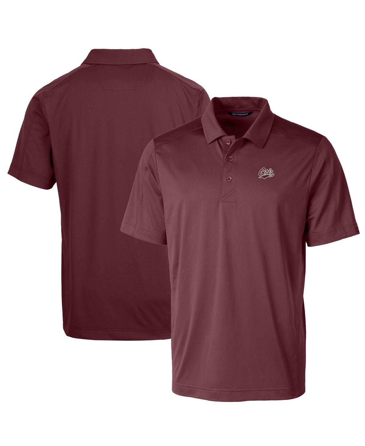 Men's Maroon Montana Grizzlies Big Tall Prospect Textured Stretch Polo - Maroon