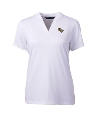 Women's White UCF Knights Forge Blade V-Neck Top