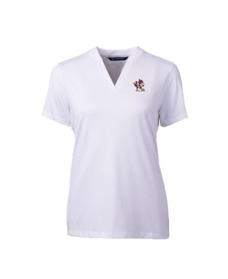 Women's White Louisville Cardinals Forge Stretch Blade V-Neck Top
