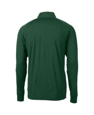 Men's Green Michigan State Spartans Adapt Eco Knit Stretch Quarter-Zip Pullover Top