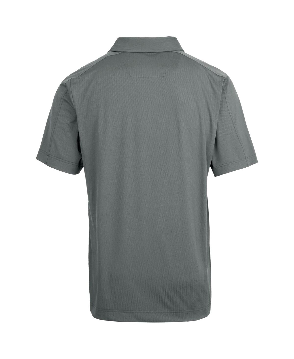 CUTTER & BUCK ARKANSAS RAZORBACKS PRIMARY TEAM LOGO PROSPECT TEXTURED STRETCH POLO 
