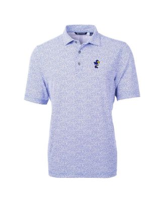 Men's Royal Kansas Jayhawks Virtue Eco Pique Botanical Polo