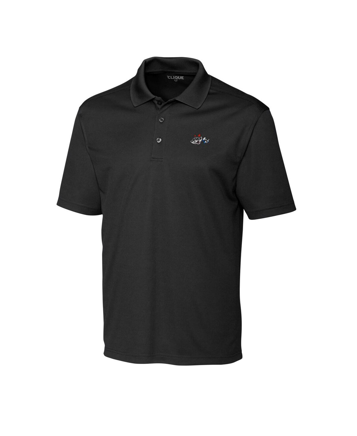 Cutter & Buck Men's Black Rocket City Trash Pandas Clique Spin Eco Performance Pique Polo In Black