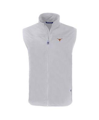 Men's Gray Texas Longhorns Charter Eco Full-Zip Vest
