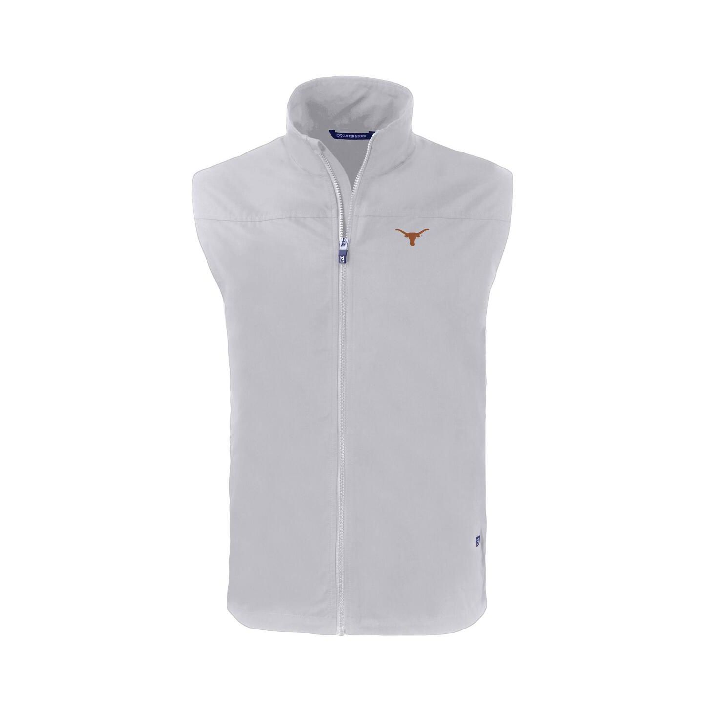 Мужской жилет Cutter & Buck Gray Texas Longhorns Charter Eco Full-Zip Vest — фото 2