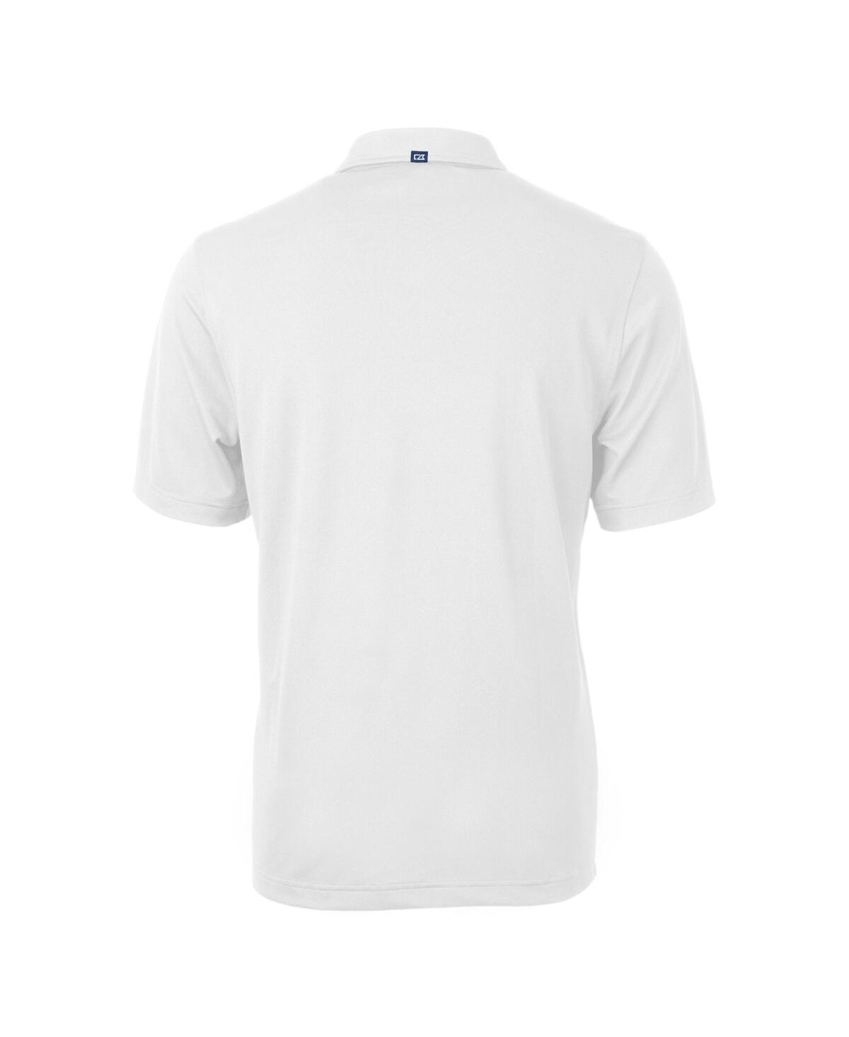 Cutter & Buck Men's White Texas Longhorns Vault Drytec Virtue Eco Pique Polo In White