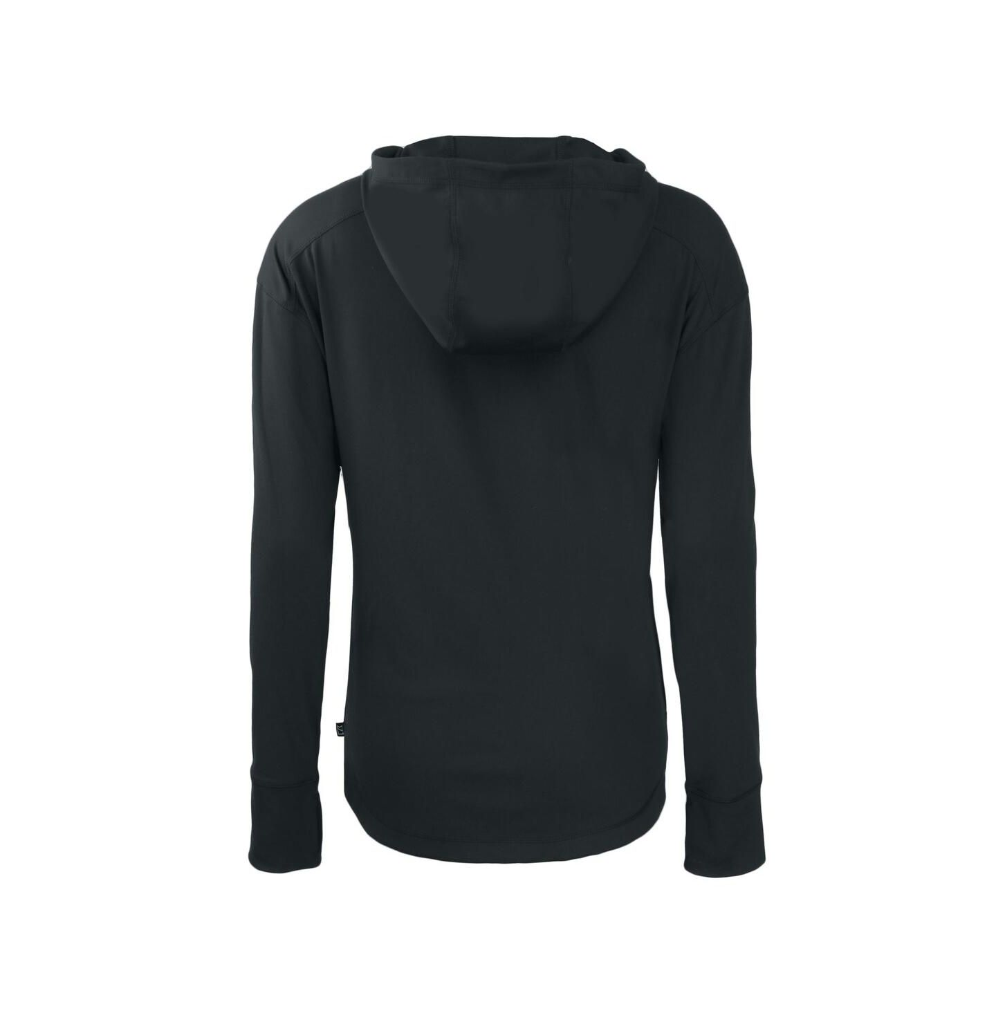 Женское худи Cutter & Buck Black Baltimore Ravens Daybreak Eco Full-Zip — фото 3