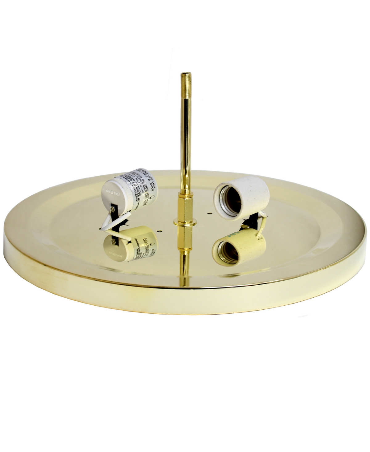 Lalia Home Crystal Glam 2 Light Ceiling Flush Mount, Pack of 2