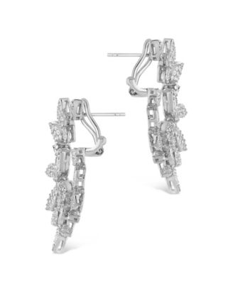 Rosie Cubic Zirconia Drop Stud Earrings