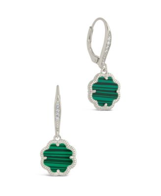 Rose Petal Short Drop Earrings