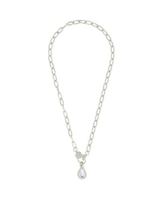 Tay Moonstone Charm Chain Necklace