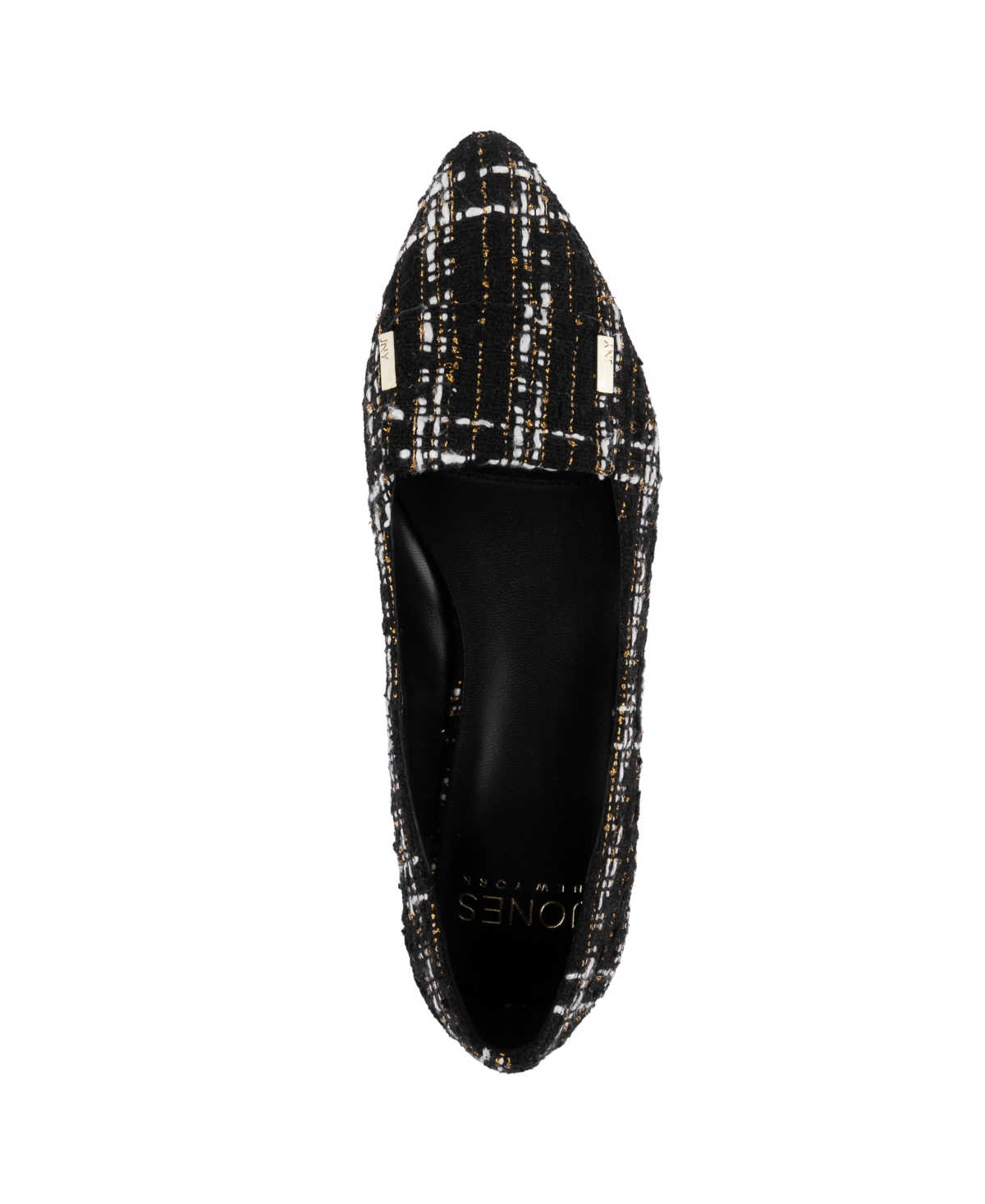 Jones New York Women's Quesheen Pointed Toe Tailored Loafers In Bone Micro