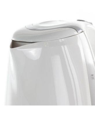 1.7 Quart Plastic Electric Tea Kettle- White