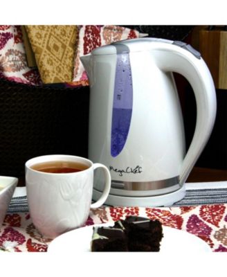 1.7 Quart Plastic Electric Tea Kettle- White