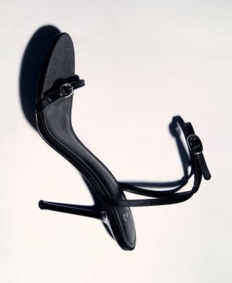 Women's Buckle Detail Heeled Sandals