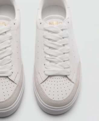 Women's Leather Panel Sneakers