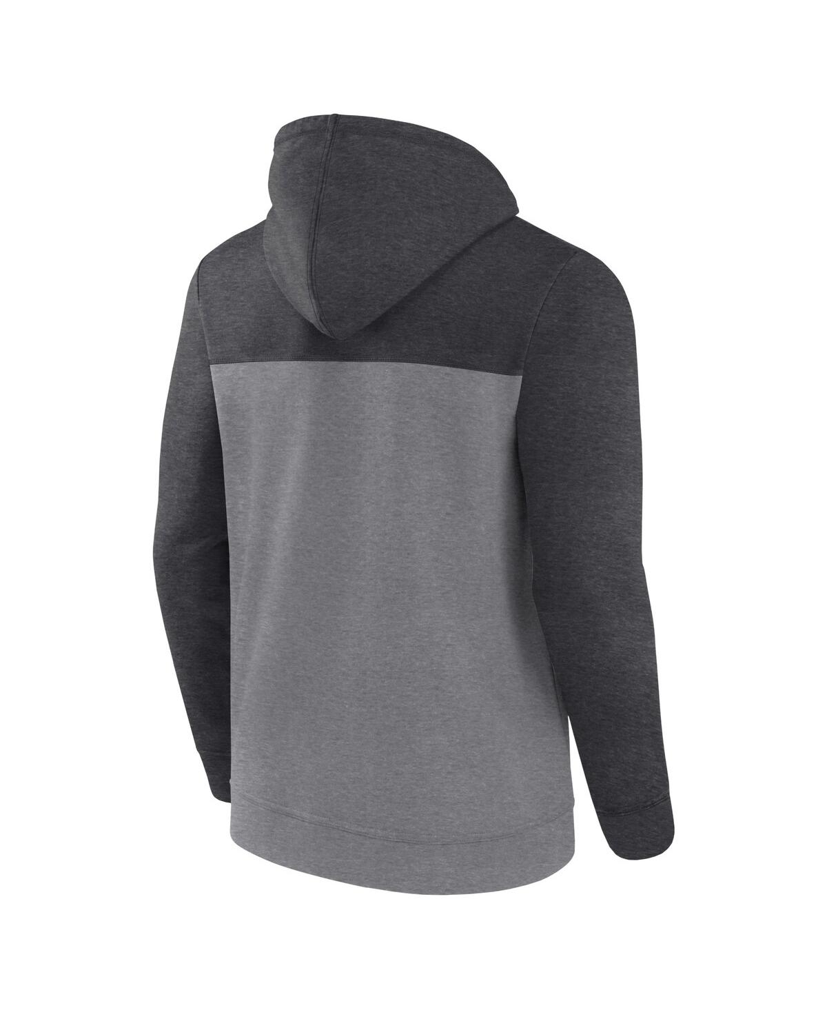 Fanatics Men's Heather Gray New Orleans Saints Down And Distance Full-zip Hoodie In Heather Gray