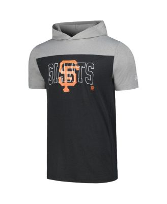 Men's Black San Francisco Giants Active Brushed Hoodie T-Shirt