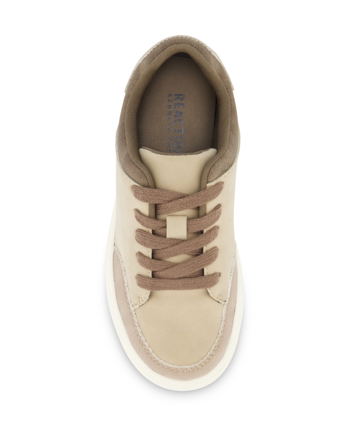 Kenneth Cole New York Little And Big Boys Aaron Brooks Court Sneakers In Tan