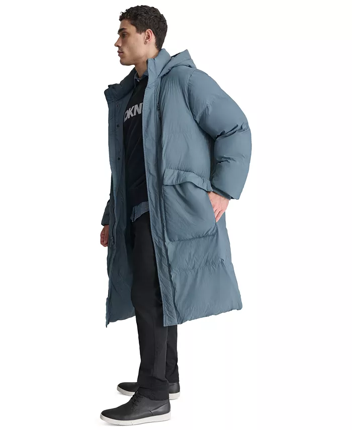 Men's Quilted Hooded Duffle Parka - thumbnail 3