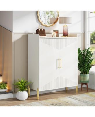 Large Shoe Cabinet, 30 Pairs Entryway Shoe Storage Cabinet with Doors and Shelves, 6-Tier Modern Shoes Rack Organizer for Hallway, Closet, Bedroom, Living Room