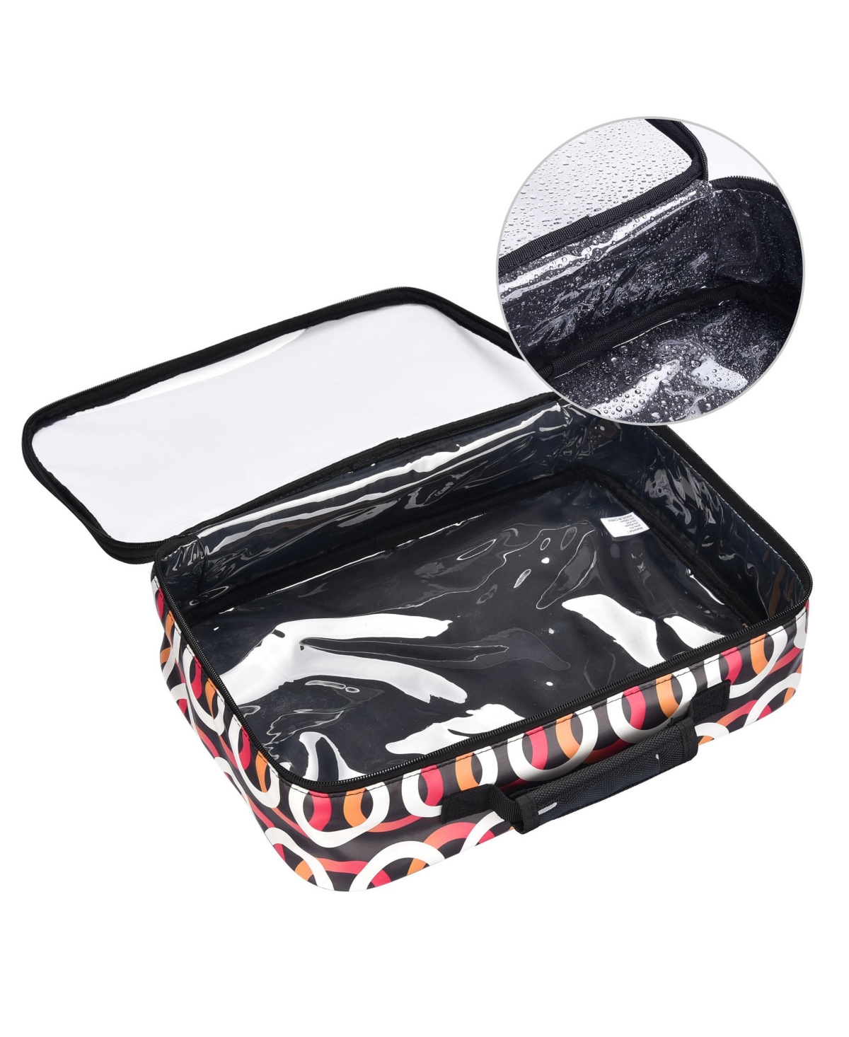 Byootique 420D Clear Makeup Travel Toiletry Bag Portable Cosmetic Organizer