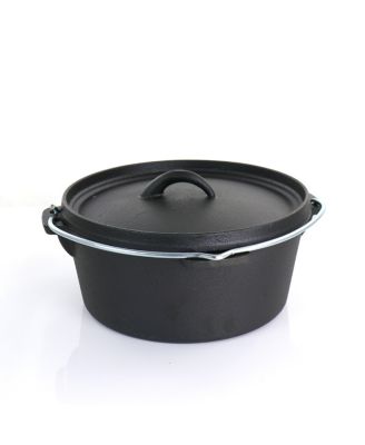 Pre-Seasoned Cast Iron 5-Piece Kitchen Cookware Set, Pots and Pans