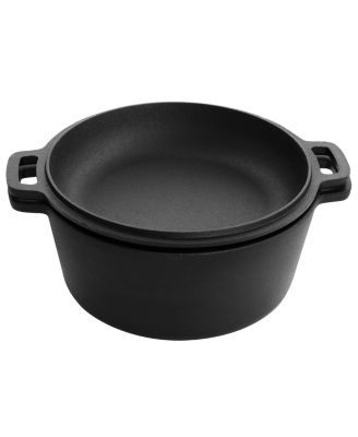 12 Piece Round PreSeasoned Cast Iron Cookware Set