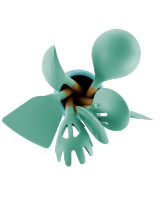  Set of 9 Silicone and Wood Cooking Utensils